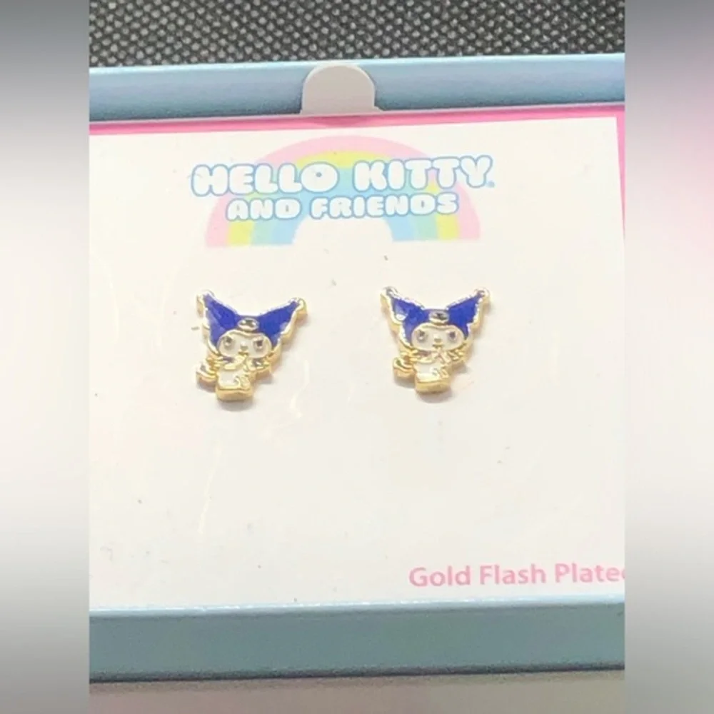 Hello Kitty & Friends Kuromi stud earrings new‎